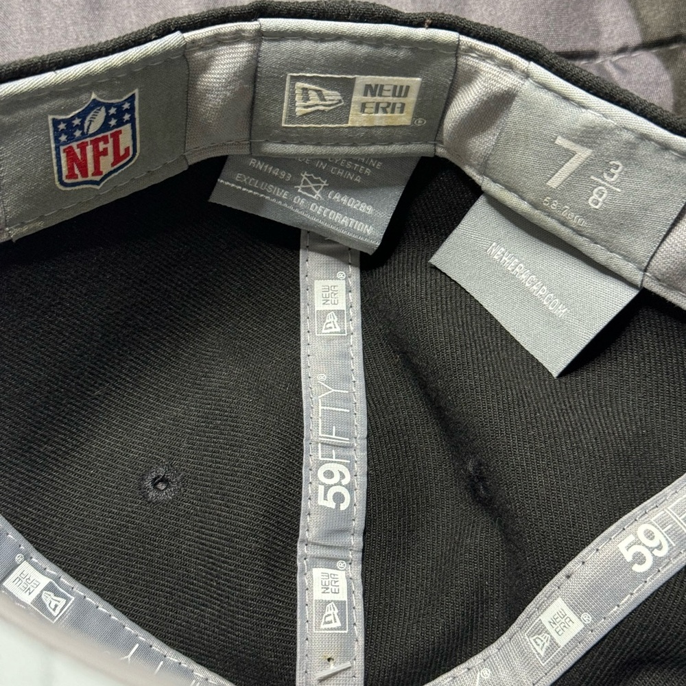 Raiders new era fitted hat - Picture 4 of 4